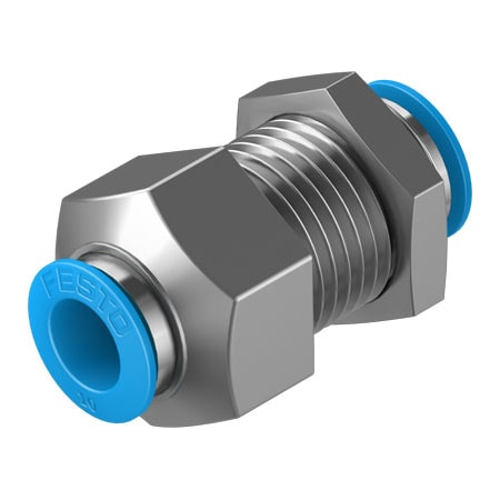 Festo Push-In Bulkhead Connector QSS-10-F QSS-10-F